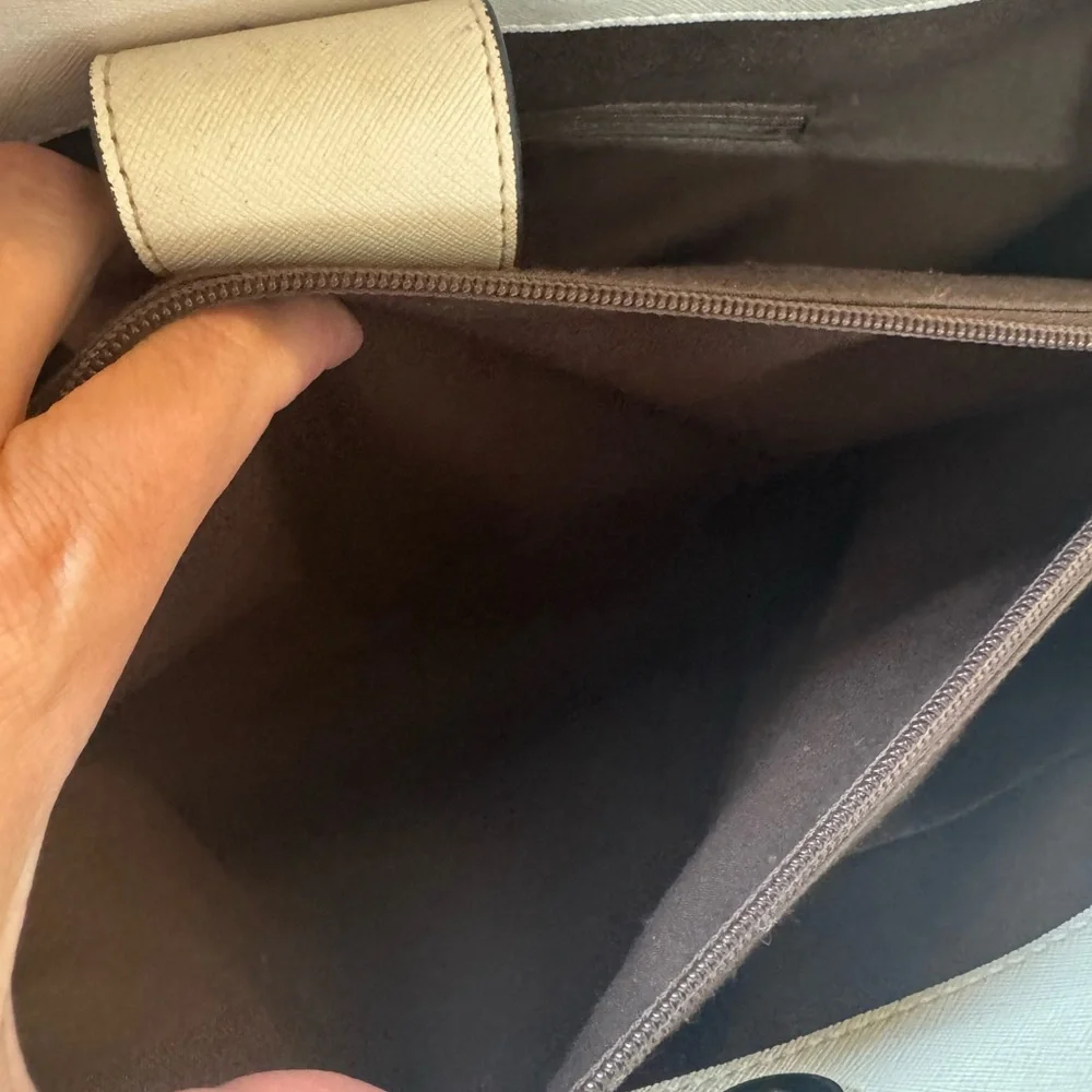 Wilsons‎ Leather Brown and Cream Large Bag